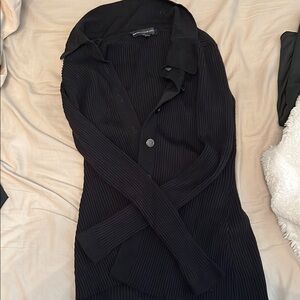 Black Ribbed Women's Jacket